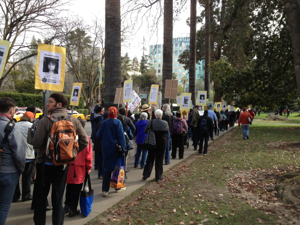Renters March in Sacramento